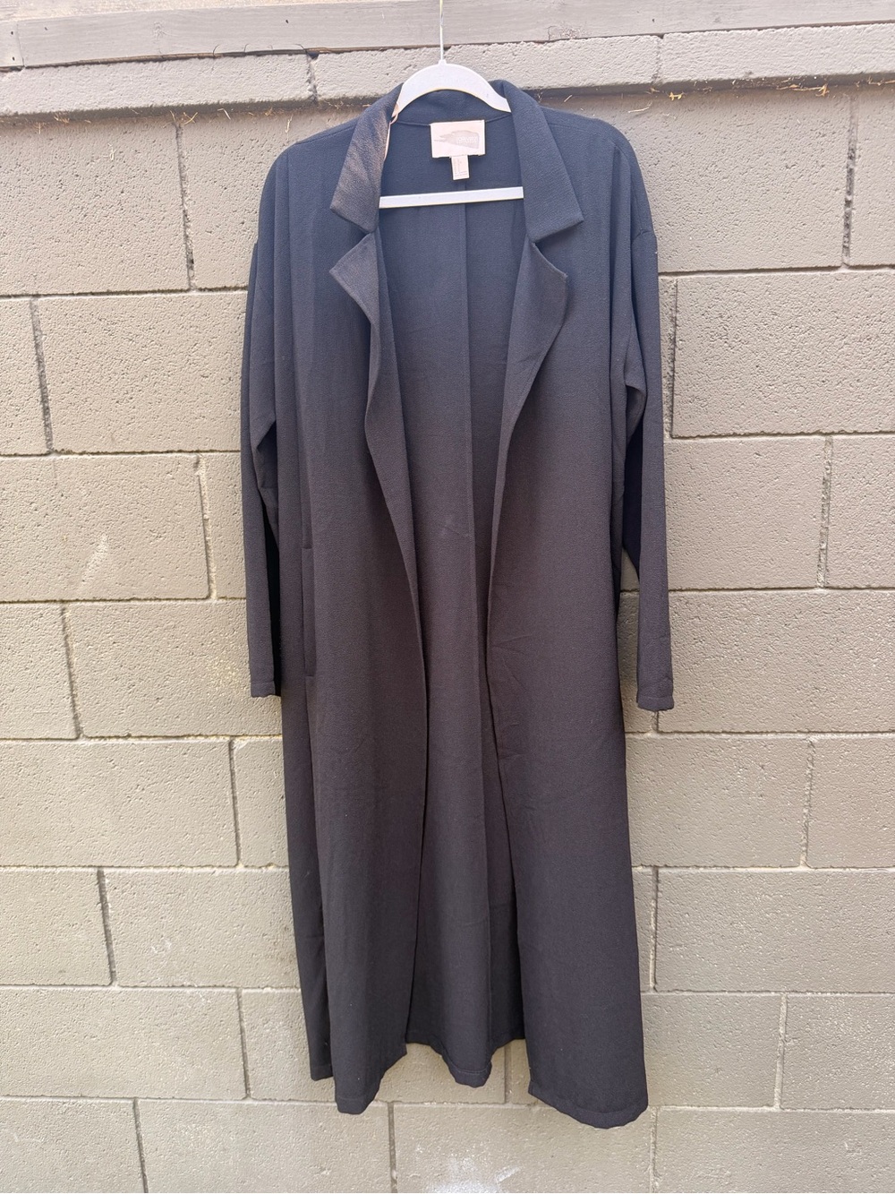 Black Maxi Duster